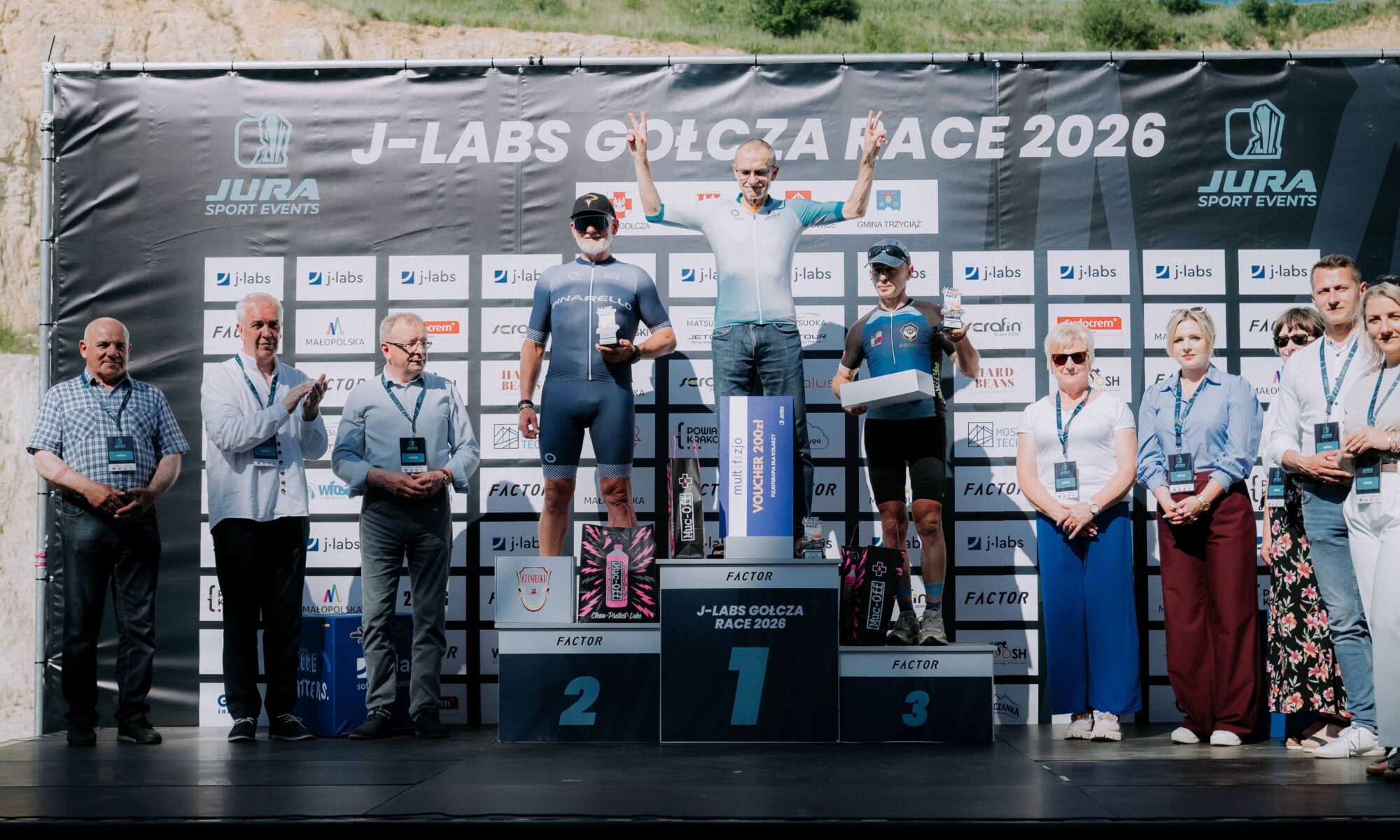 J-labs Gołcza Race 2026, start wyścigu kolarskiego w Małopolsce